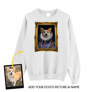 Personalized Dog Gift Idea - Royal Dog's Portrait 28 For Dog Lovers - Standard Crew Neck Sweatshirt